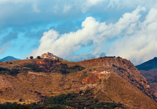 istock Cosenza mountains summer evening view, Italy 932698384
