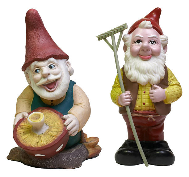 garden gnomes - zwerg stock-fotos und bilder