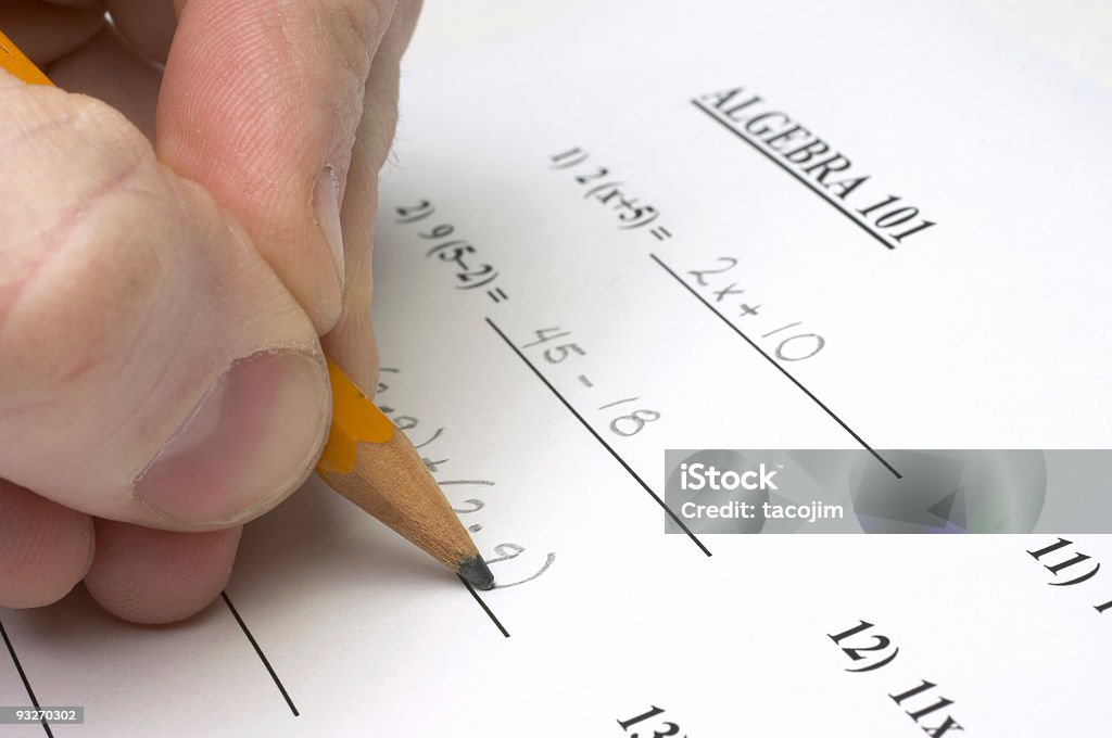 Istock Math Problems Algebra Problems Stock Photo - Download Image Now - High School ...