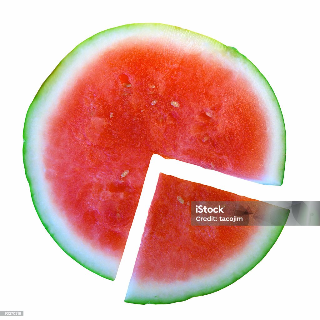 Schnitt Wassermelone - Lizenzfrei 25-Cent-Stück Stock-Foto