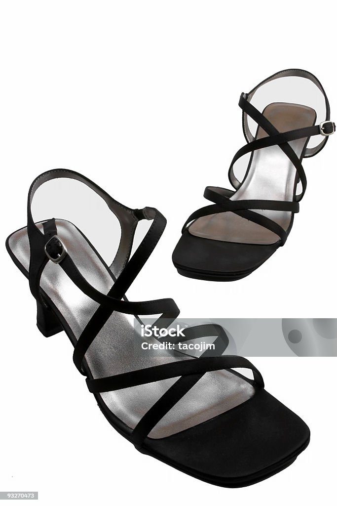 Sensible Footware #1  Black Color Stock Photo
