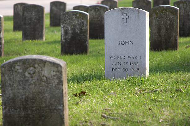 gefallenen helden - san francisco national military cemetery stock-fotos und bilder