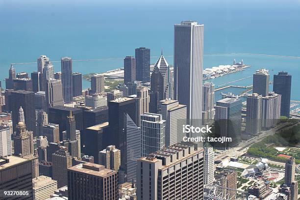 Chicago Illinois - Fotografie stock e altre immagini di A mezz'aria - A mezz'aria, Acciaio, Architettura