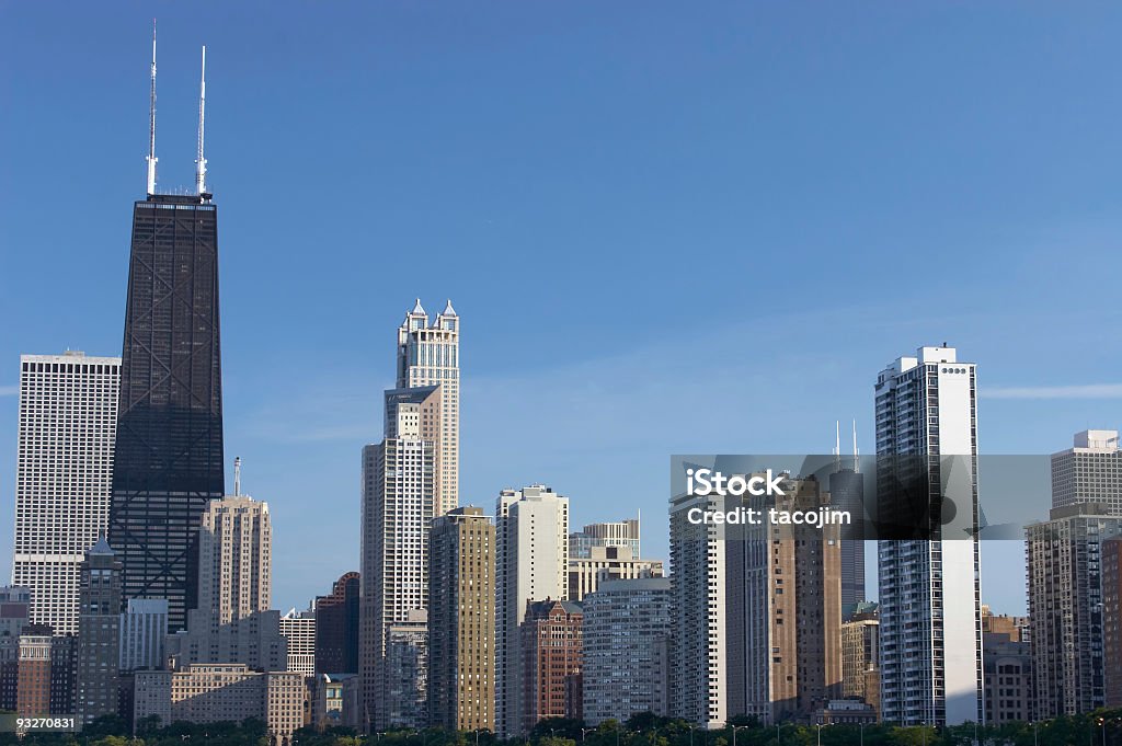 Vista de los edificios de Chicago - Foto de stock de Acero libre de derechos