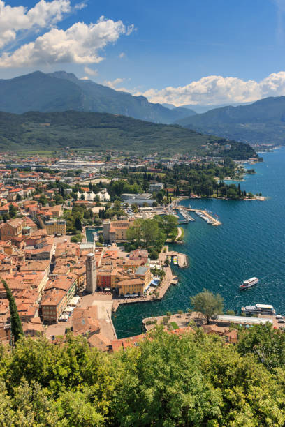istock Panoramic view of Riva del Garda, Italy 932708388