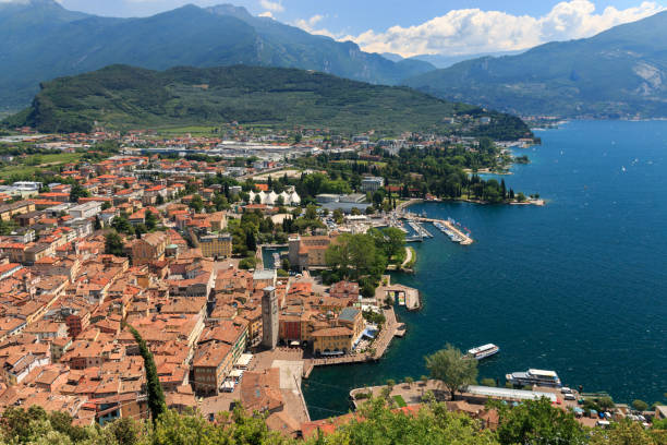 istock Panoramic view of Riva del Garda, Italy 932708400