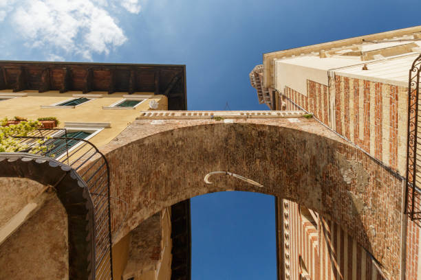 Arco della Costa arch with whale rib in Verona