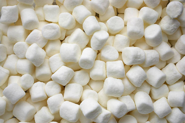 istock Close-up of many mini white marshmallows 93271402