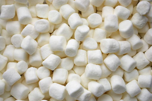 Pile of marshmallows