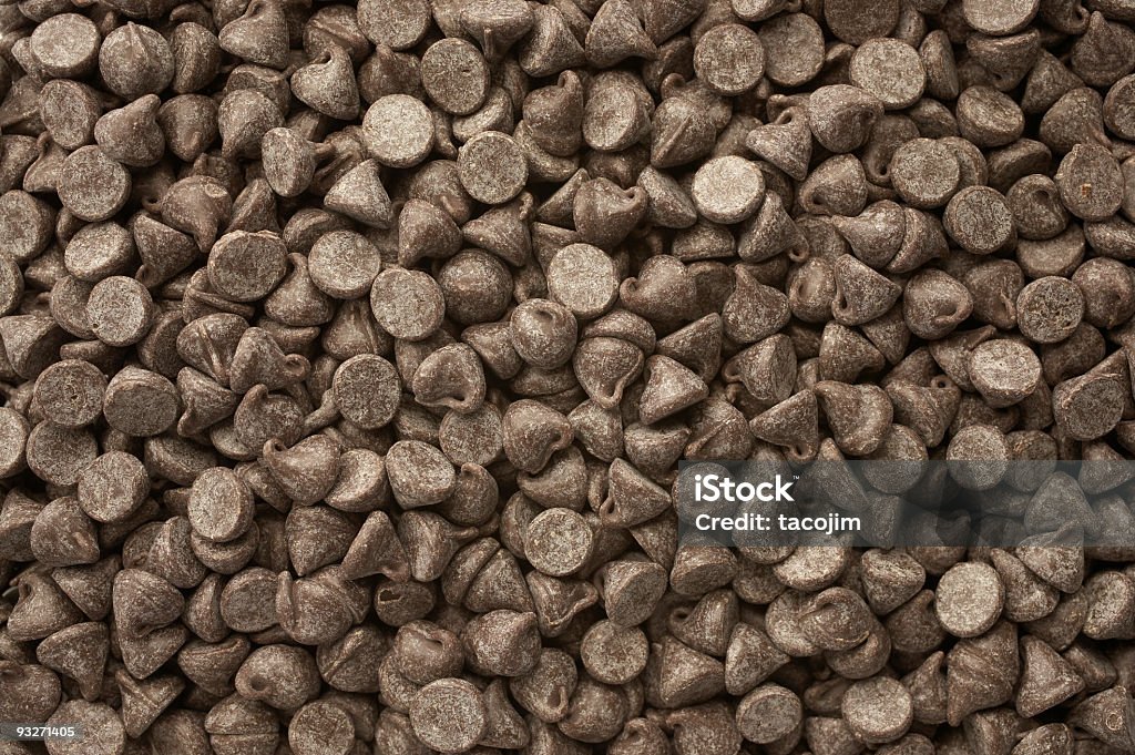 Baker's Schokolade-Chips - Lizenzfrei Schokolade Stock-Foto
