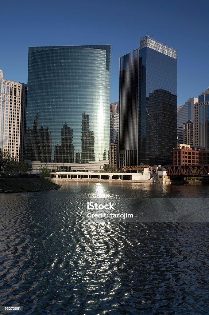 Chicago - 333 Wacker Drive - Foto stock royalty-free di 333 West Wacker Drive