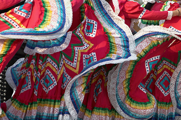 Ethnic Mexican Dresses stock photo