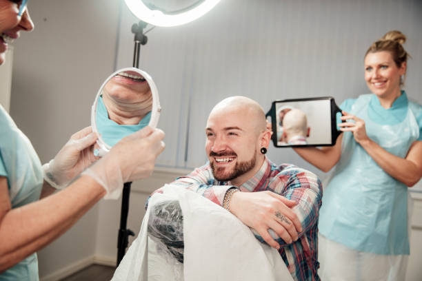 istock Viewing the Results of his Treatment 932725062