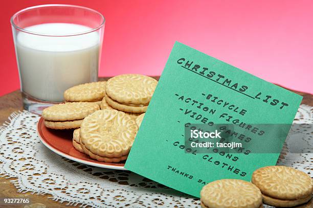 크리스마스 이브 Cookes 우유 찜하기로 0명에 대한 스톡 사진 및 기타 이미지 - 0명, 계절, 공휴일