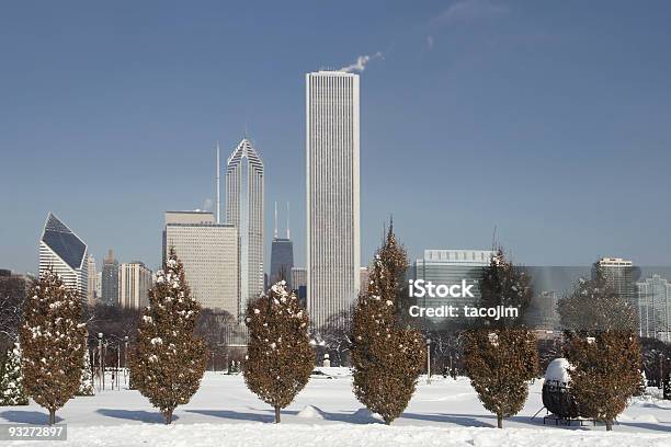 Chicago No Inverno - Fotografias de stock e mais imagens de Millennium Park - Chicago - Millennium Park - Chicago, Indiana, Inverno