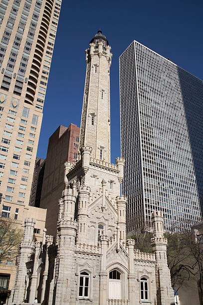 istock Chicago Buildings - Water Tower 93273056