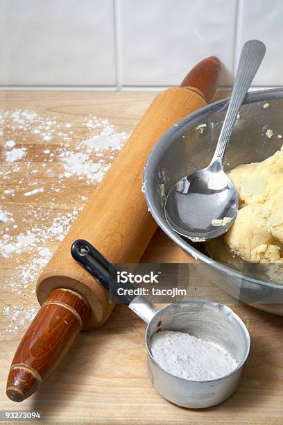 Cookie Dough Stock Photo - Download Image Now - Kitchen Counter, Messy, Above