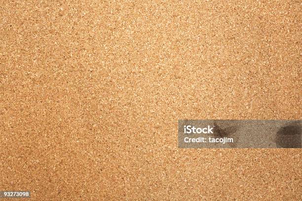 Closeup Of Rectangular Corkboard Texture Stock Photo - Download Image Now - Bulletin Board, Cork - Material, Textured