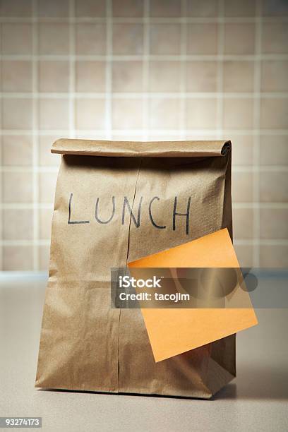 점심의 기억도우미 점심에 대한 스톡 사진 및 기타 이미지 - 점심, 종이 봉투, 포장 도시락