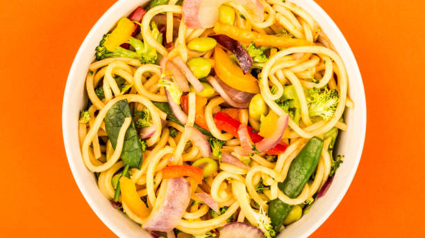 istock Stir Fry Egg Noodles With Fresh Vegetables 932750568