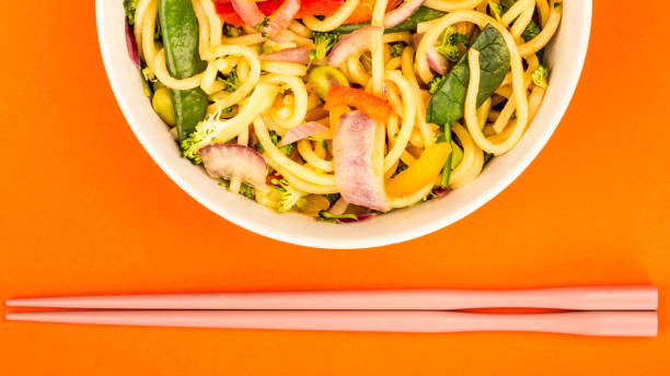 istock Stir Fry Egg Noodles With Fresh Vegetables 932750608