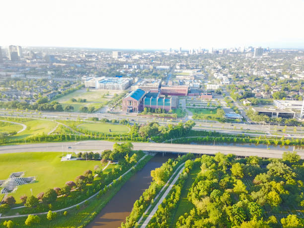 istock Aerial view Fourth Ward district west of downtown Houston, Texas 932758584