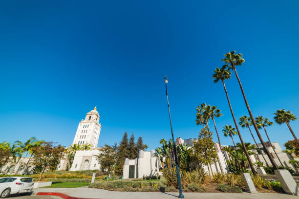 istock Beverly Hills city hall under a clear sky 932758870