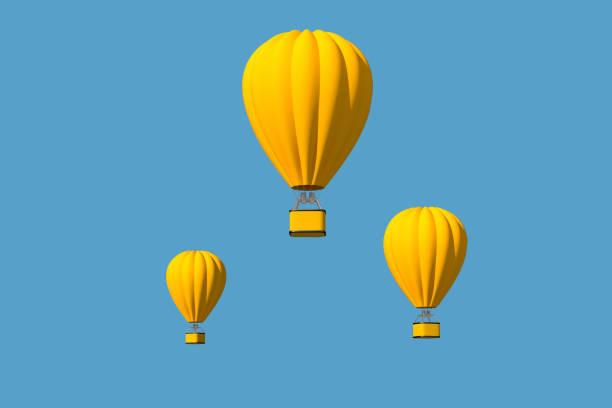 istock Hot Air Balloon Isolated 932759910