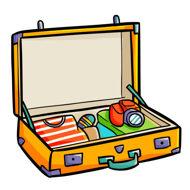 500+ Cartoon Of A Open Suitcase Stock Photos, Pictures & Royalty-Free  Images - iStock
