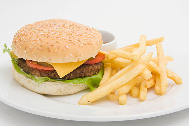 istock cheeseburger and french fries 93276360