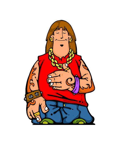 A hand illustrated cartoon image depicting a weathered Father Time talking to the New Year Baby.
