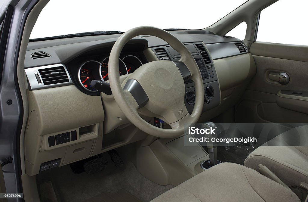 Interior de um carro, painel frontal - Foto de stock de Interior de Transporte royalty-free