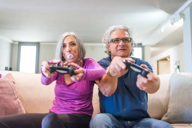 Young at heart grandparents: Playing videogames
