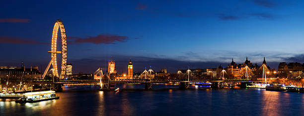 istock City of Westminster  at Twilight.(Big Ben, London Eye) 93277420