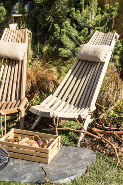 istock A wooden chair in a forest house 932778698