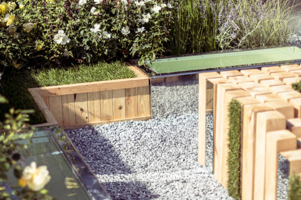 istock Garden decoration and design, green plants. 932779038