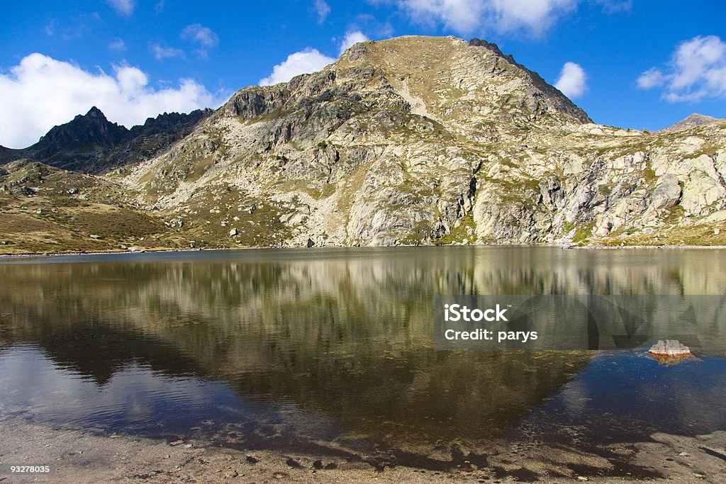 Pedourres Lago-Andorra, Pirenei - Foto stock royalty-free di Acqua