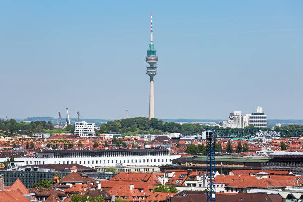 istock Olympiaturm TV tower in Munich, Germany 932782022