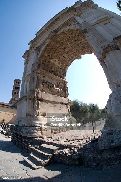 Alte Arch In Das Forum Romanum Einem Historischen Viertel Stockfoto und mehr Bilder von Architektur