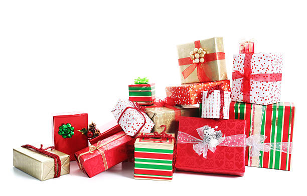 Gift pile  christmas present stock pictures, royalty-free photos & images
