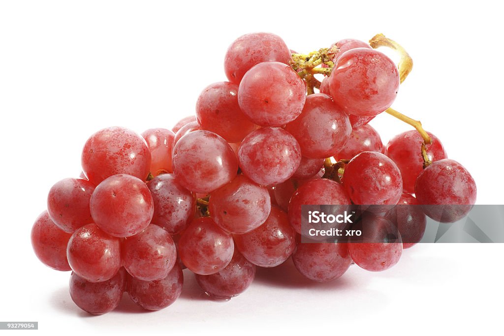 Bunch of red grapes on a white background a bunch of red grapes on white background Bunch Stock Photo