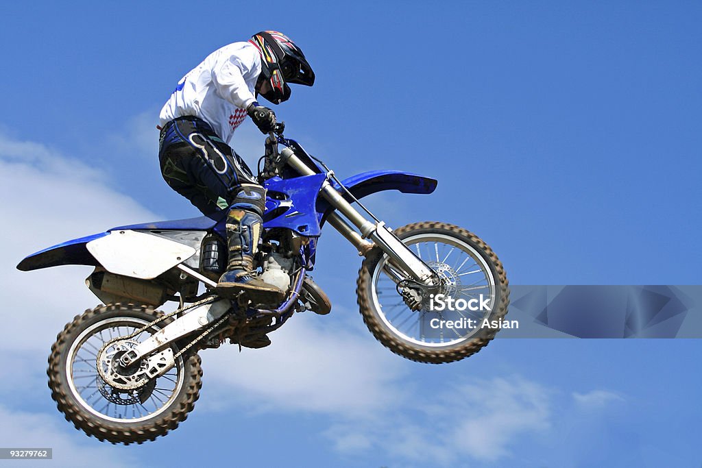 motocross-jumping - Lizenzfrei Motocross Stock-Foto