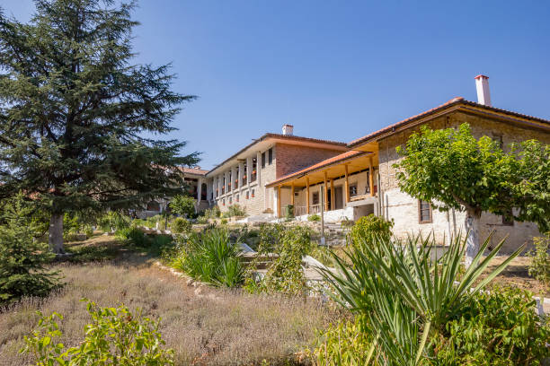 istock The courtyard of a monastery 932798732