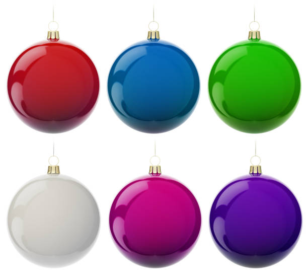 istock Set of christmas balls 93280584