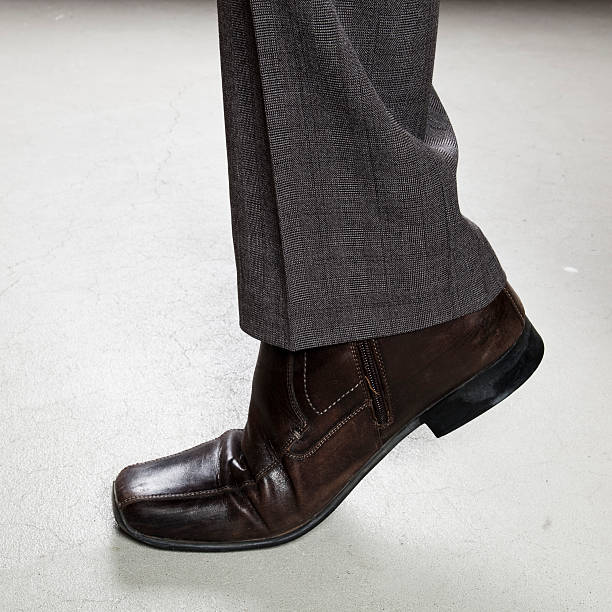 istock Brown Boot and Dress pant 93281109