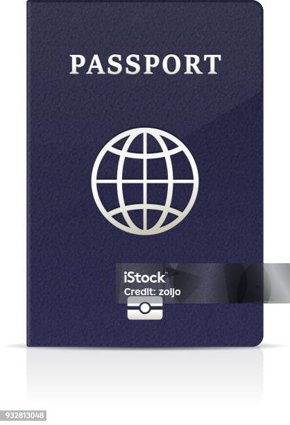 Passport Stock Vektor Art und mehr Bilder von Reisepass - Reisepass, Vereinigtes Königreich, Blau