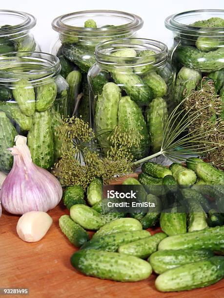 Pickle Serving Stock Photo - Download Image Now - Autumn, Color Image, Cucumber