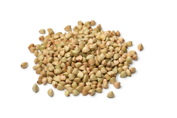 istock Heap of dried buckwheat seeds 932816596