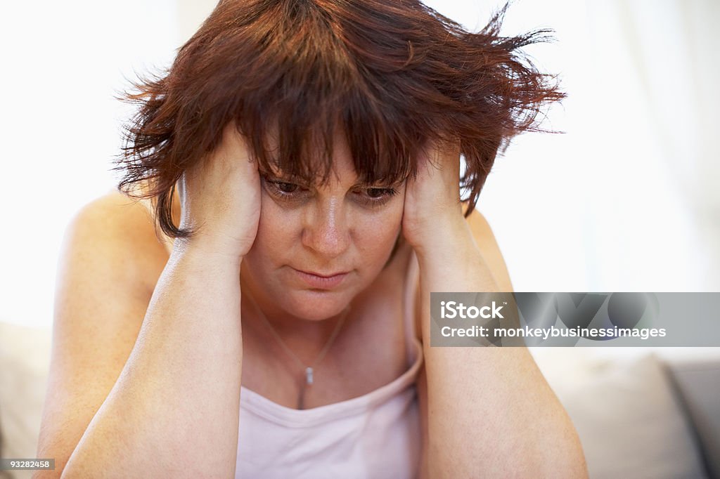 Depressed Overweight Woman  Overweight Stock Photo