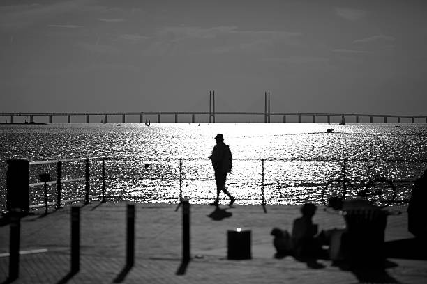 istock silhuette of the Oeresund Bridge 93283295